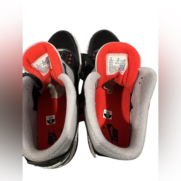 Nike Air Jordan 3 Retro “Black Cement” - Men’s Size 13- Brand New - Picture 6 of 6